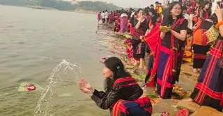 রাঙামাটিতে শুরু হলো তিন দিনের বর্ষবরণ উৎসব